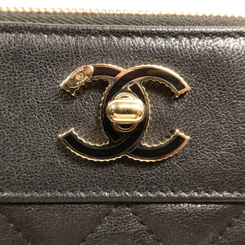 CHANEL 牛皮皮革Seasonal Clutch金扣手拿包-7