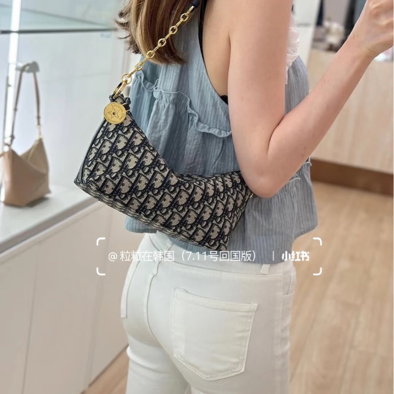 台灣購證全配 Dior star hobo 肩背包-4