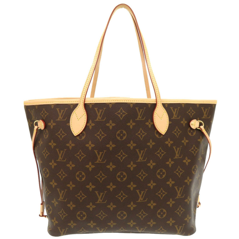 未使用 Louis Vuitton Neverfull MM Monogram 玫瑰米色托特包 M46975 LV 0072 LOUIS VUITTON-2