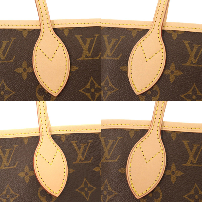 未使用 Louis Vuitton Neverfull MM Monogram 玫瑰米色托特包 M46975 LV 0072 LOUIS VUITTON-7