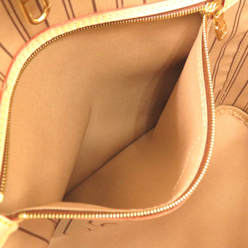 未使用 Louis Vuitton Neverfull MM Monogram 玫瑰米色托特包 M46975 LV 0072 LOUIS VUITTON-9