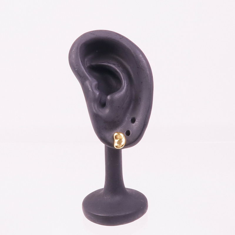 TIFFANY＆CO 18K玫瑰金Elsa Peretti Bean Design Earrings耳環-6