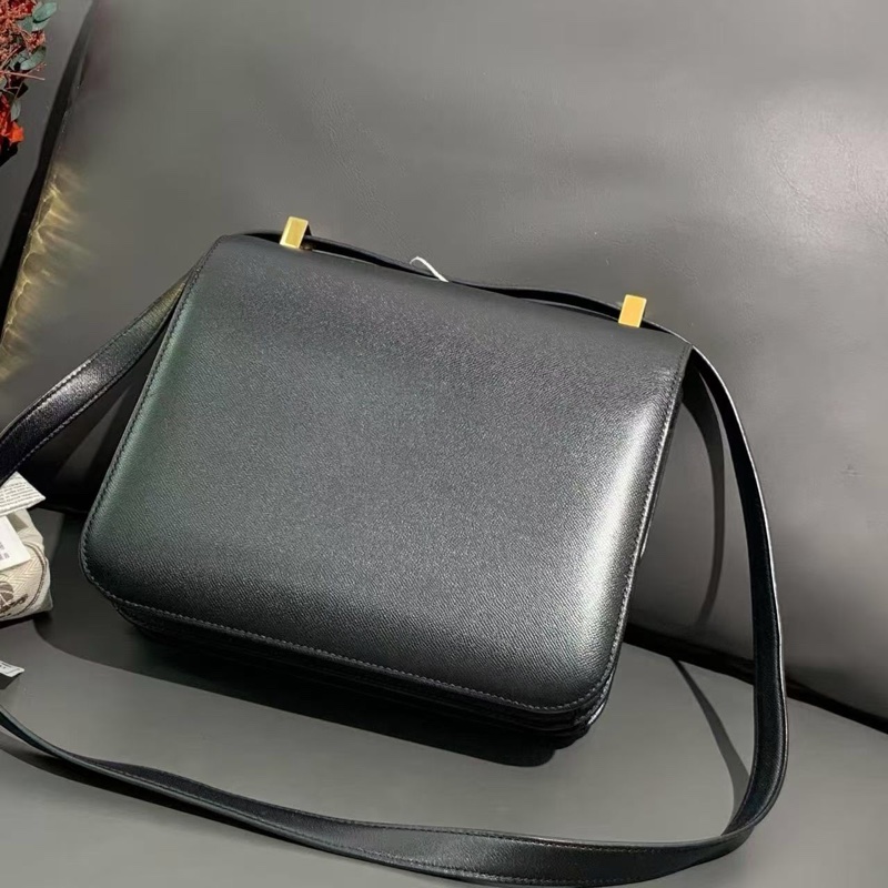 Hermes 愛馬仕 constance23 康康黑金 mad 皮 d刻-1