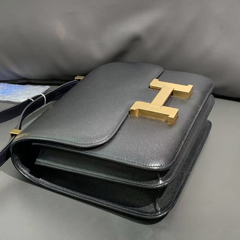 Hermes 愛馬仕 constance23 康康黑金 mad 皮 d刻-2