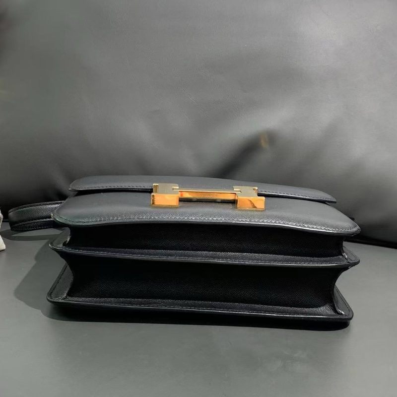 Hermes 愛馬仕 constance23 康康黑金 mad 皮 d刻-7