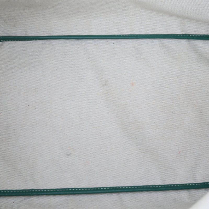 Saint Louis 購物袋子母包 40 大號綠色 PVC 銀扣-4