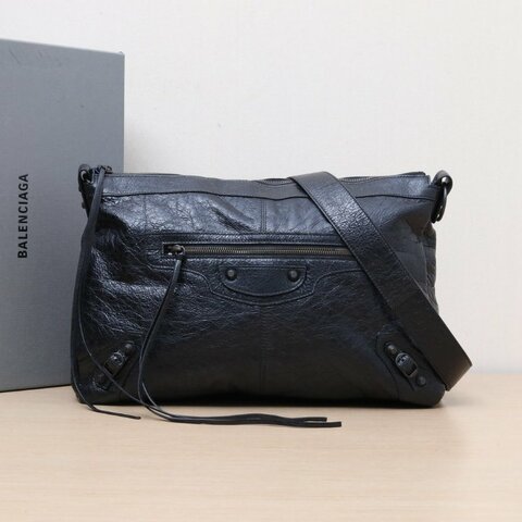 黑色皮革 S 25FW Le City Moto Medium