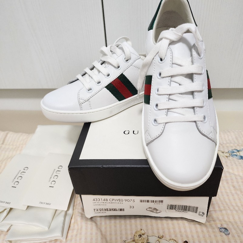 全新Gucci大童經典版鞋-5