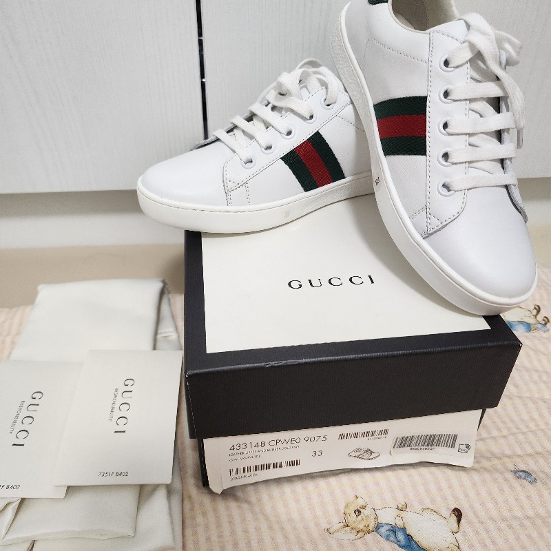 全新Gucci大童經典版鞋-10