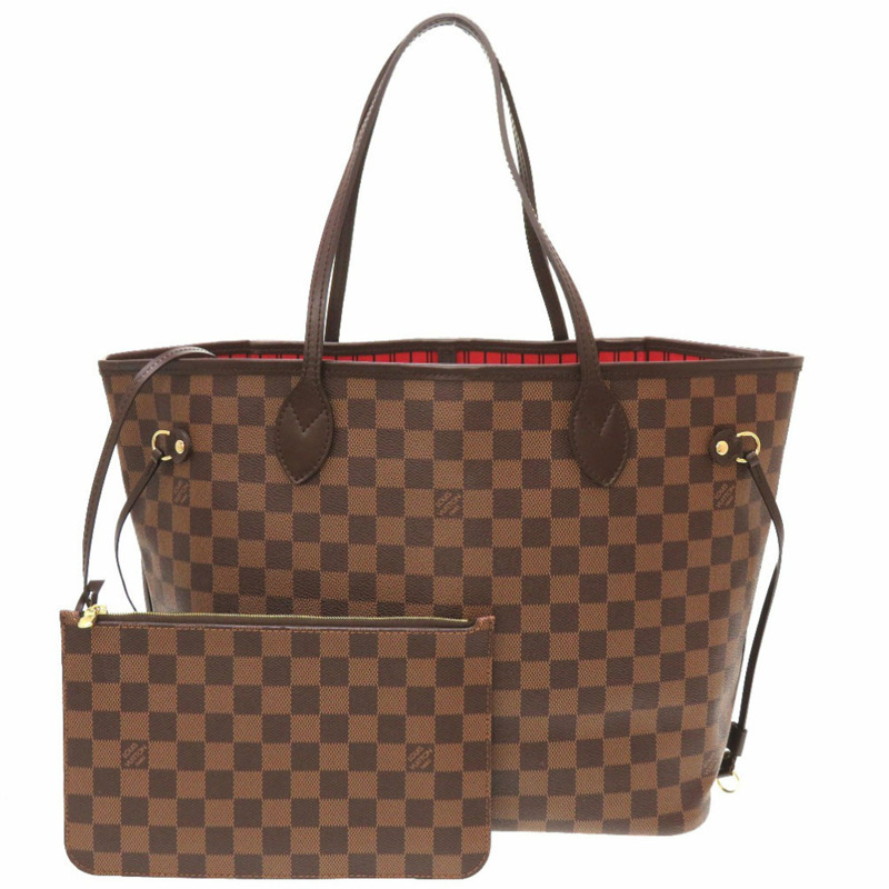 類似新品 Louis Vuitton Damier Neverfull MM Cerise 手提包 N41358 0156 LOUIS VUITTON-0
