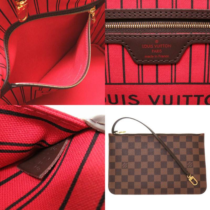 類似新品 Louis Vuitton Damier Neverfull MM Cerise 手提包 N41358 0156 LOUIS VUITTON-9