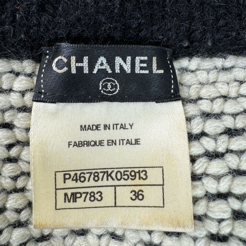 ❤️ CHANEL 北歐風圖案開衫毛衣-6