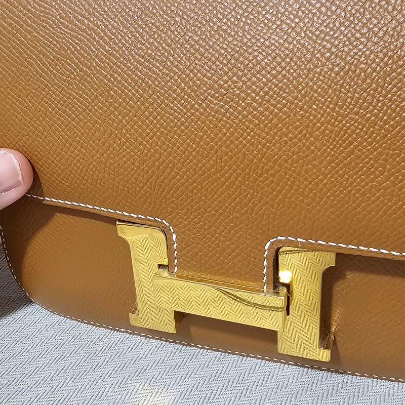 HERMES愛馬仕 康康 mini Constance19 金棕金 StampZ-6