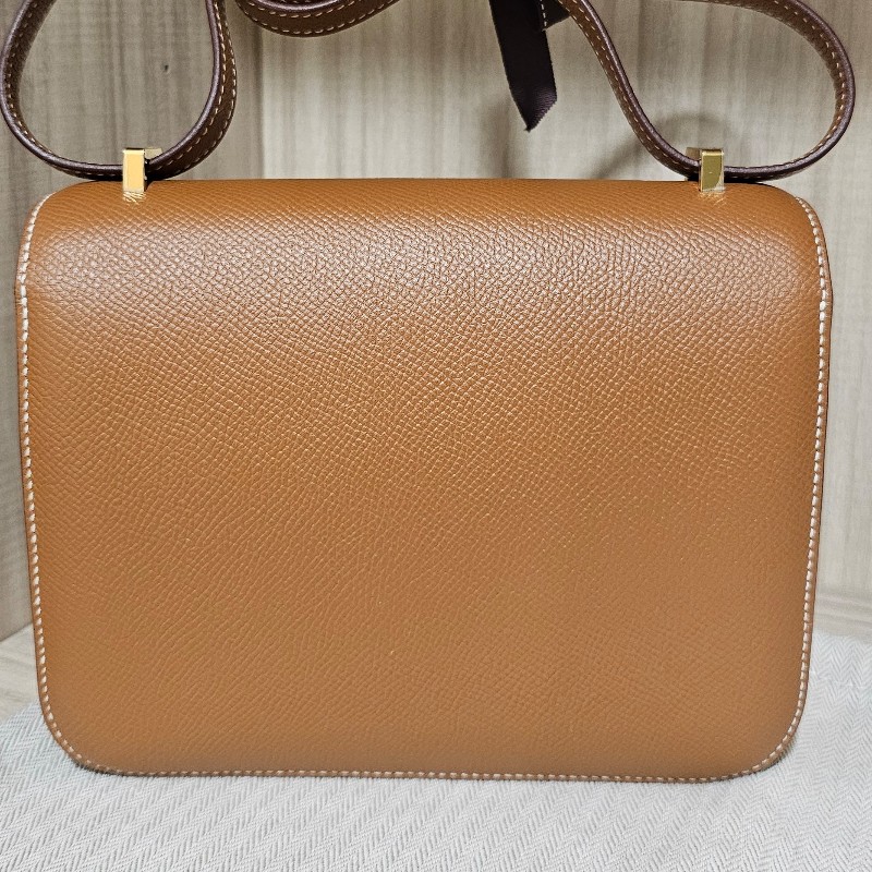 HERMES愛馬仕 康康 mini Constance19 金棕金 StampZ-7