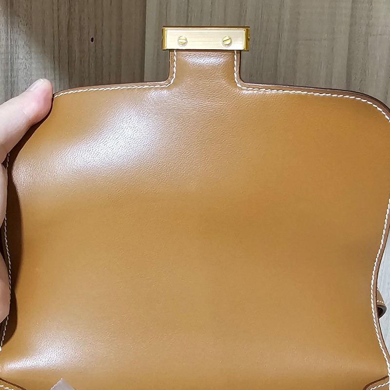HERMES愛馬仕 康康 mini Constance19 金棕金 StampZ-15