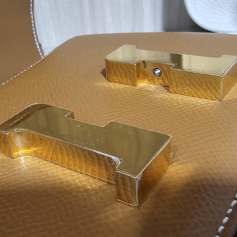HERMES愛馬仕 康康 mini Constance19 金棕金 StampZ-22