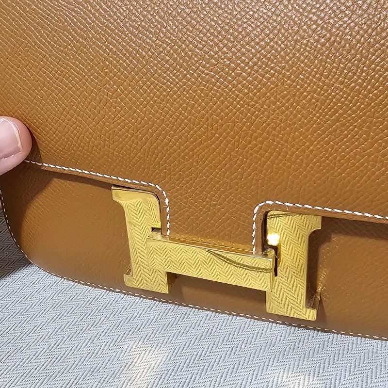 HERMES愛馬仕 康康 mini Constance19 金棕金 StampZ-27
