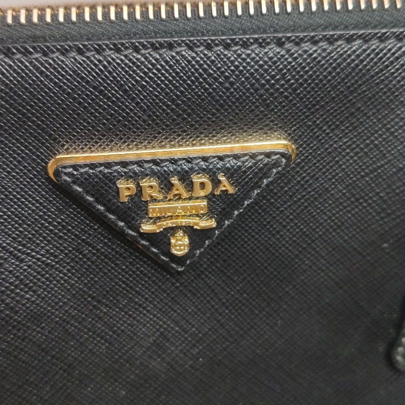 Prada Galleria殺手包大號牛皮純色三角徽標手提包-11
