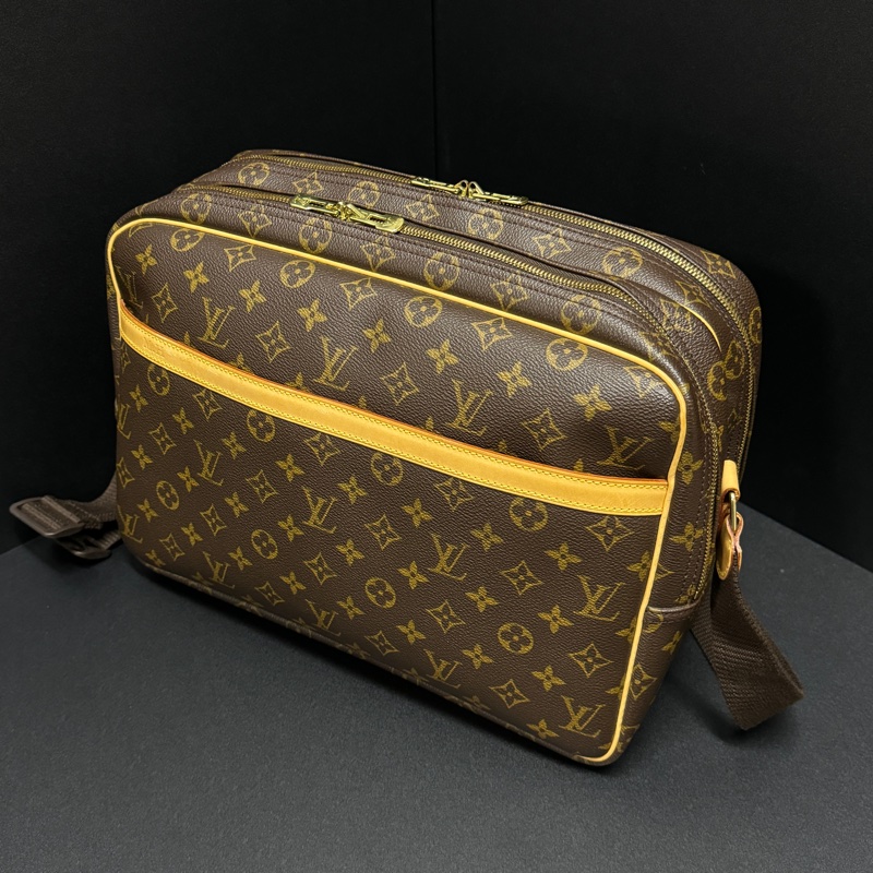 (超新~ 極度稀有⏰) LV 經典老花 大記者包 GM 專櫃12萬!-16