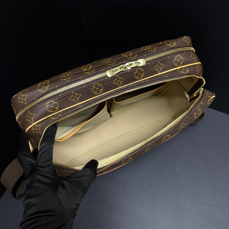 (超新~ 極度稀有⏰) LV 經典老花 大記者包 GM 專櫃12萬!-26