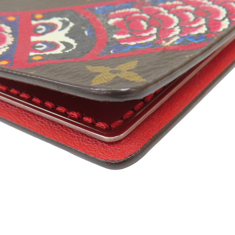 棕色 PVC塗層帆布 歌舞伎 手鏡 GI0235 【LOUIS VUITTON 路易威登 】 GI0235-9