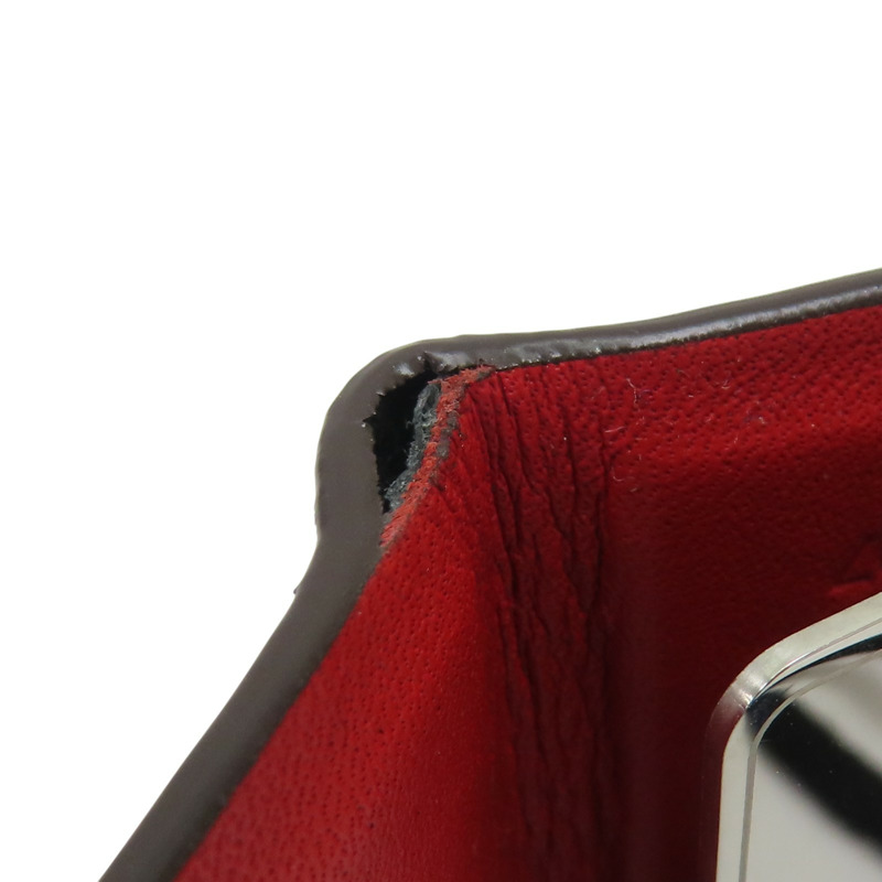 棕色 PVC塗層帆布 歌舞伎 手鏡 GI0235 【LOUIS VUITTON 路易威登 】 GI0235-13