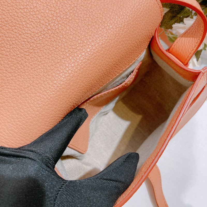 TW4485 Chloé 寇兒 珊瑚粉 小號 馬鞍包Small Marcie bag Leather Coral-10