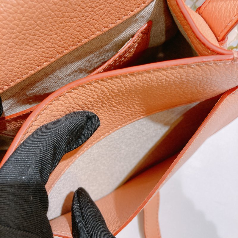 TW4485 Chloé 寇兒 珊瑚粉 小號 馬鞍包Small Marcie bag Leather Coral-12