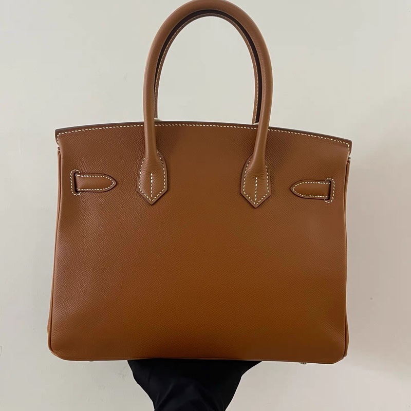Birkin30 金棕銀扣 Epsom皮 D刻 全套無票-1