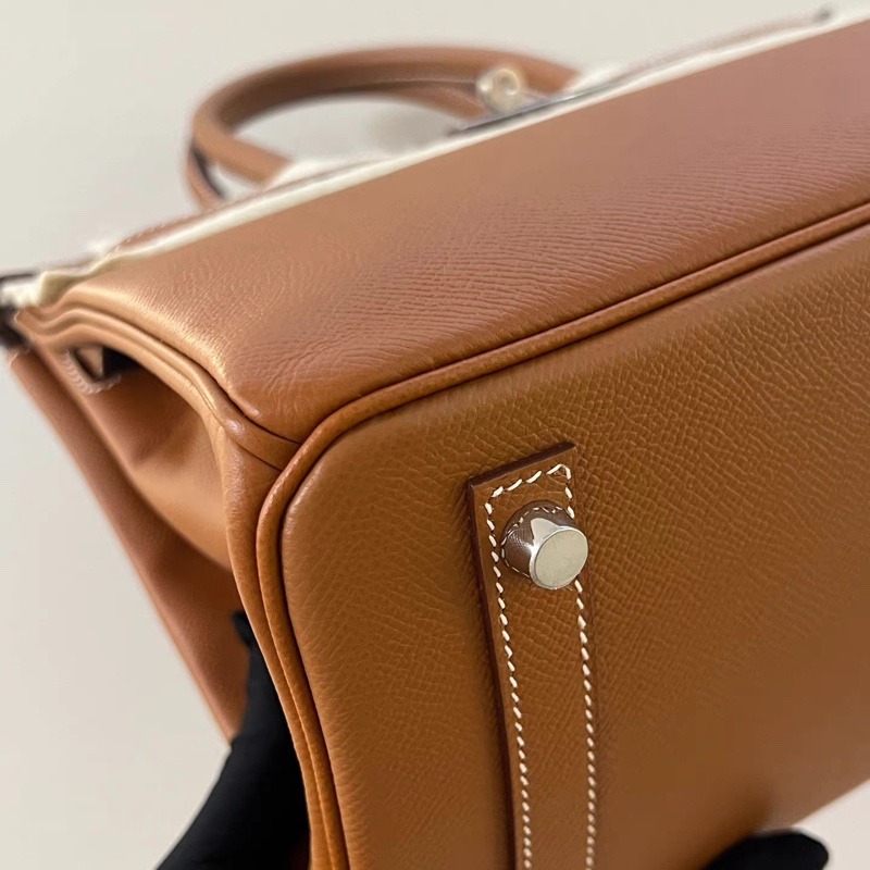 Birkin30 金棕銀扣 Epsom皮 D刻 全套無票-4