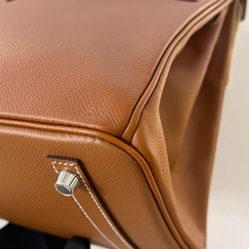 Birkin30 金棕銀扣 Epsom皮 D刻 全套無票-6