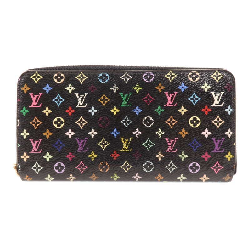 LOUIS VUITTON Monogram Multicolore Zipper Long Wallet金扣長錢包-0
