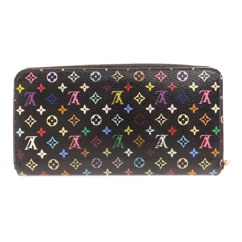 LOUIS VUITTON Monogram Multicolore Zipper Long Wallet金扣長錢包-1