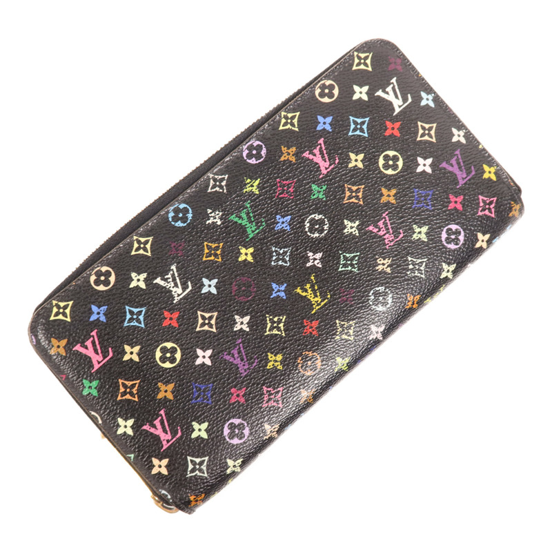 LOUIS VUITTON Monogram Multicolore Zipper Long Wallet金扣長錢包-2