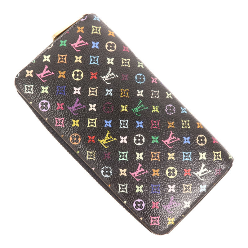 LOUIS VUITTON Monogram Multicolore Zipper Long Wallet金扣長錢包-3