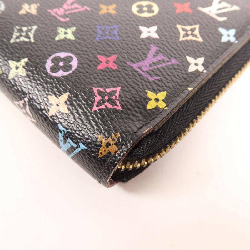 LOUIS VUITTON Monogram Multicolore Zipper Long Wallet金扣長錢包-7