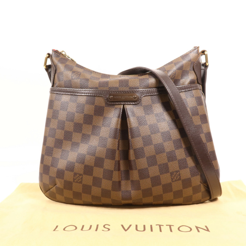 LOUIS VUITTON Damier Bloomsbury PM金扣肩背袋-8