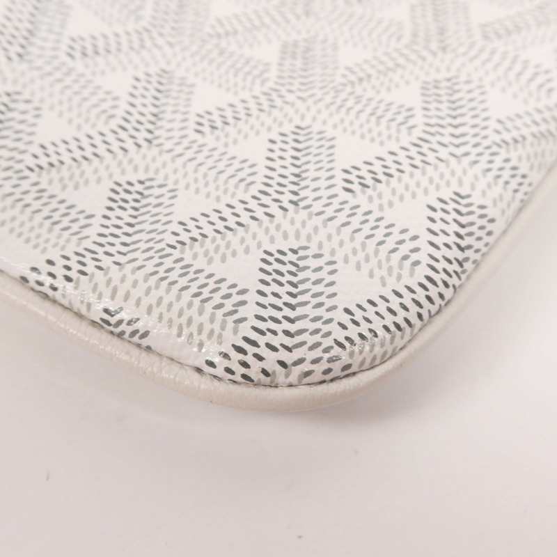 GOYARD 塗層帆布Clutch銀扣手拿包-8