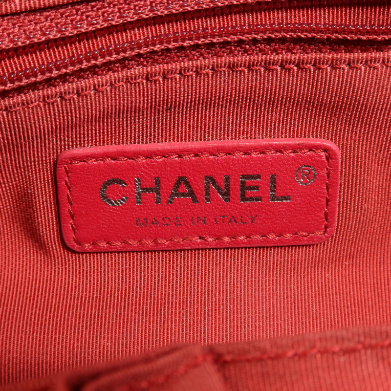CHANEL 羊皮皮革Gabrielle Medium鏈帶肩背袋-5