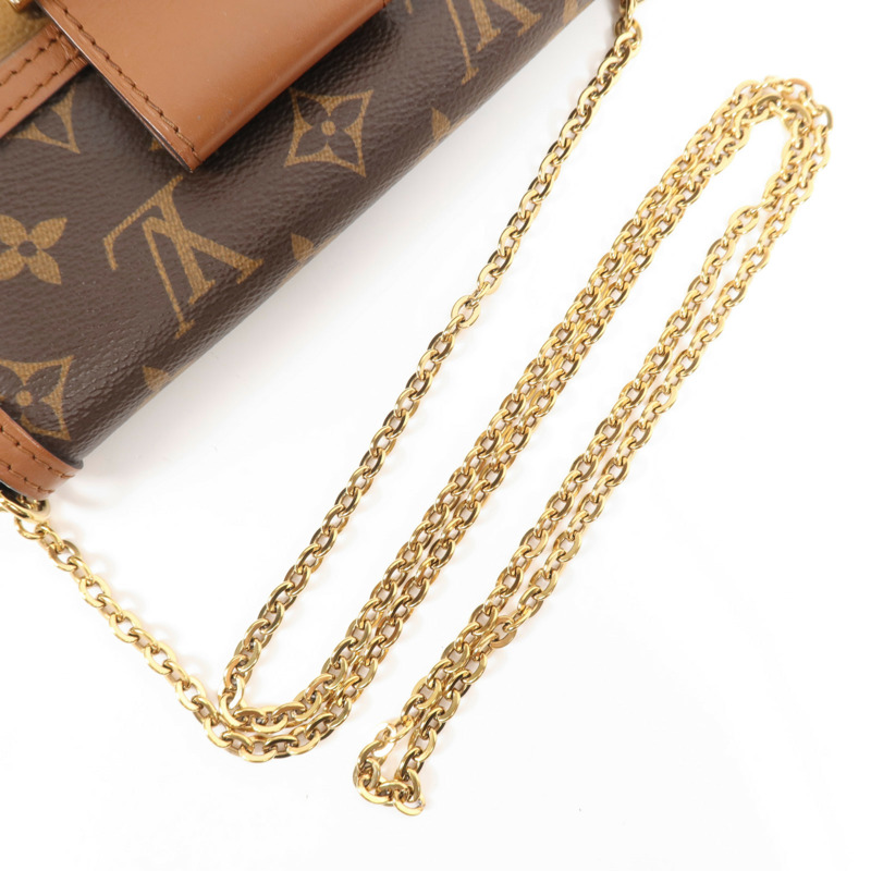 LOUIS VUITTON Monogram Reverse Dauphine肩背袋-6
