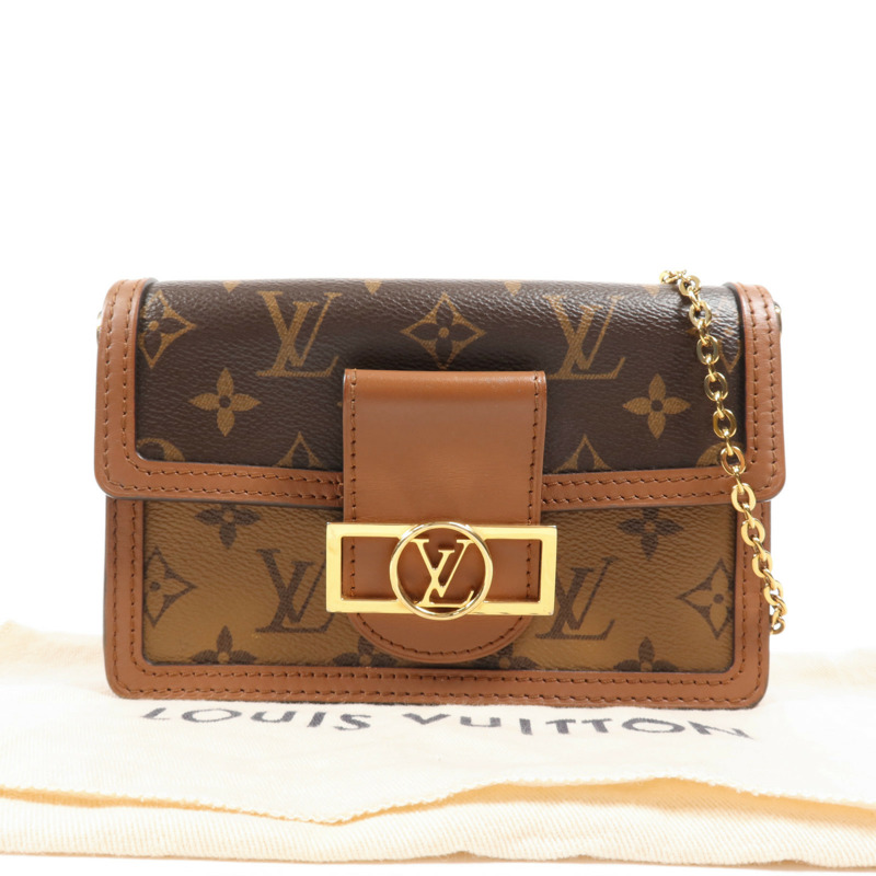 LOUIS VUITTON Monogram Reverse Dauphine肩背袋-7