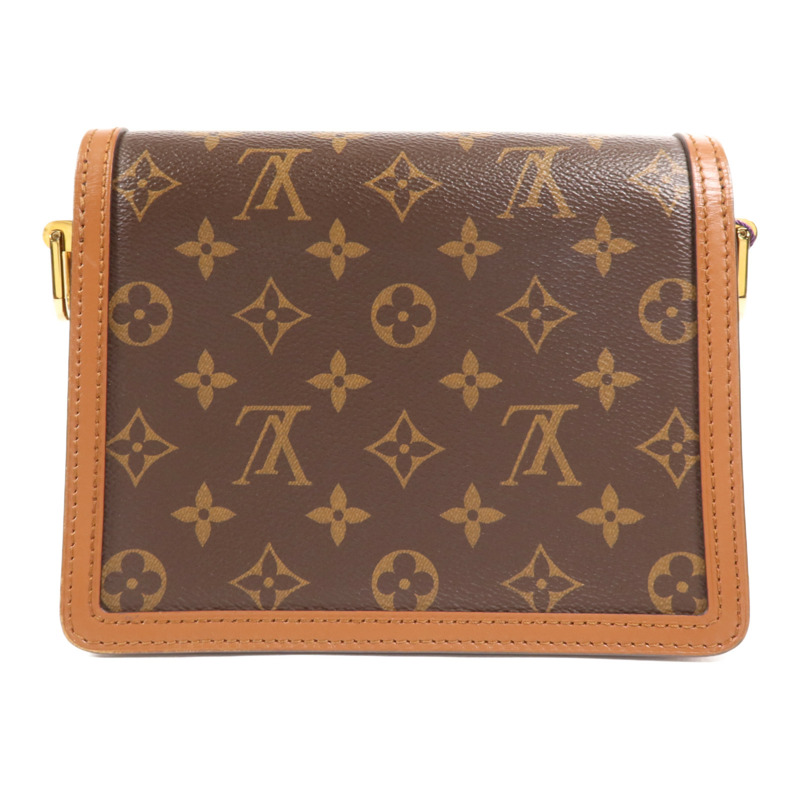 LOUIS VUITTON Monogram Reverse Mini Dauphine金扣肩背袋-1