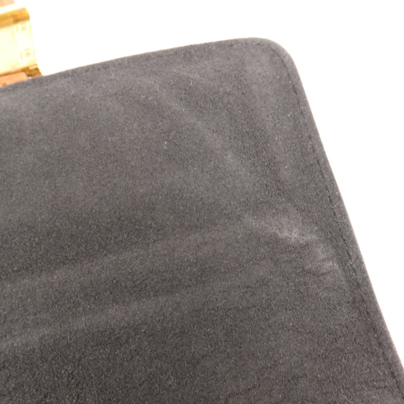 LOUIS VUITTON Monogram Reverse Mini Dauphine金扣肩背袋-13