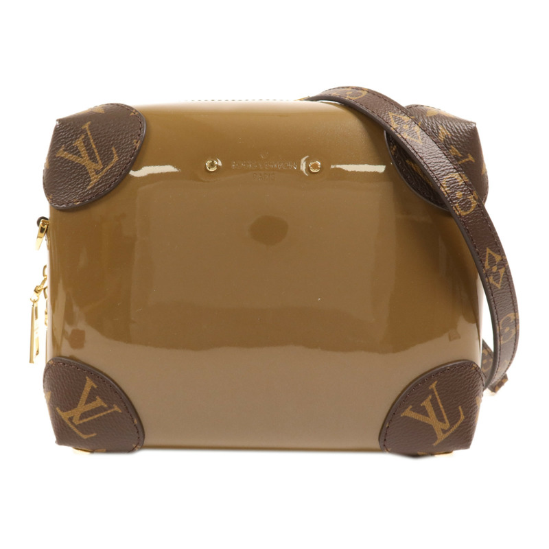 LOUIS VUITTON Monogram Vernis Venice金扣鏈帶肩背袋-0