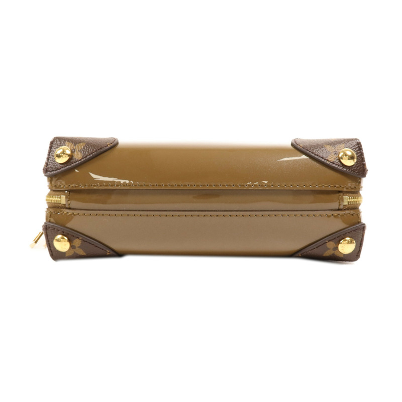 LOUIS VUITTON Monogram Vernis Venice金扣鏈帶肩背袋-3