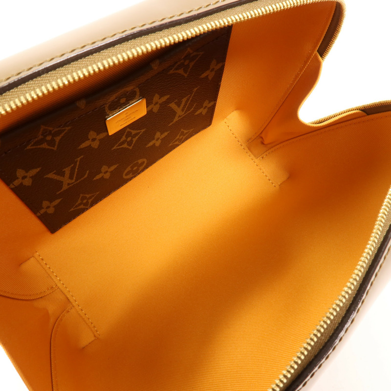 LOUIS VUITTON Monogram Vernis Venice金扣鏈帶肩背袋-4