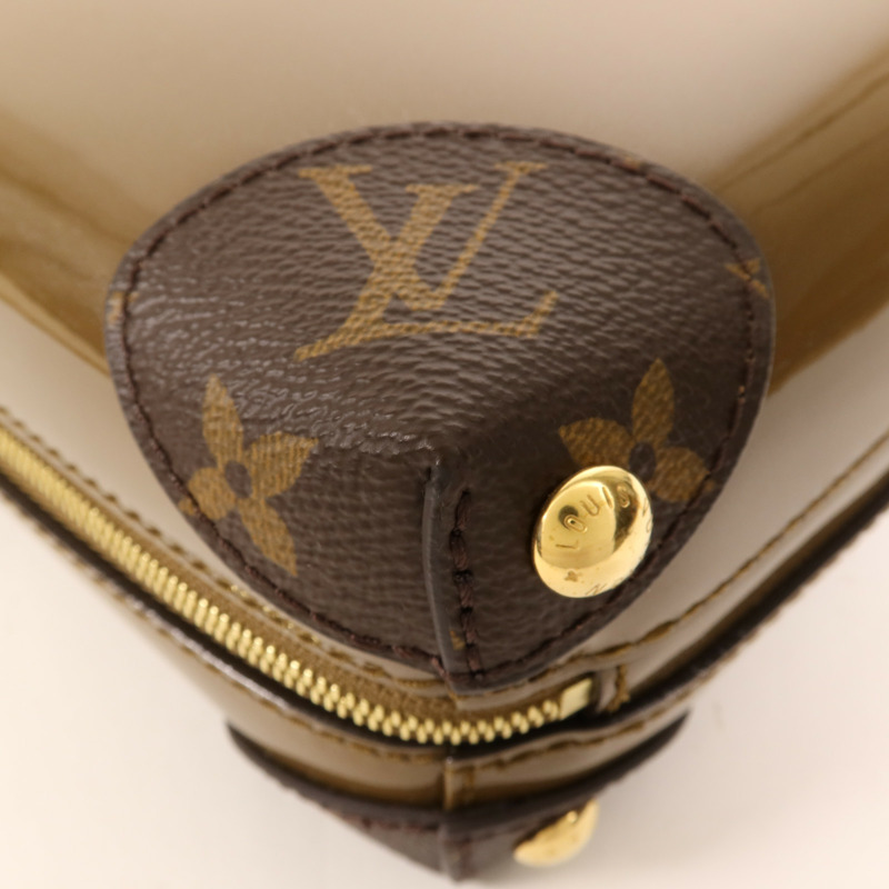 LOUIS VUITTON Monogram Vernis Venice金扣鏈帶肩背袋-12