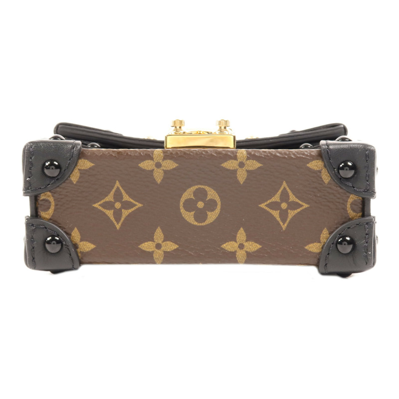 LOUIS VUITTON Monogram Mini Essential Trunk金扣鏈帶肩背袋-3
