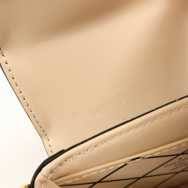 LOUIS VUITTON Monogram Mini Essential Trunk金扣鏈帶肩背袋-14