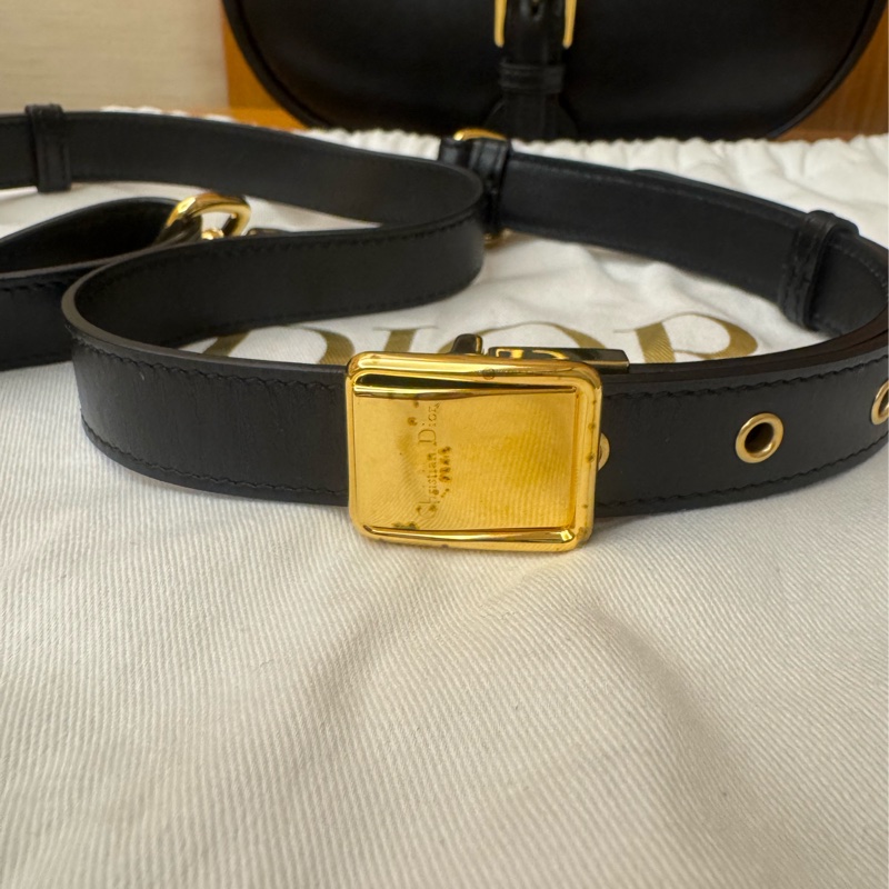 Dior Bobby 中號 黑金-4
